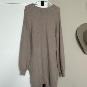 oversized sweater dress